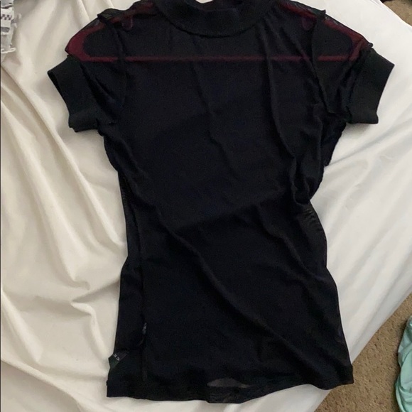 Black sheer top - Picture 1 of 2